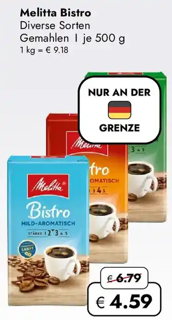 Travel Free Melitta Bistro Angebot