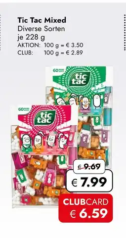 Travel Free Tic tac mixed Angebot