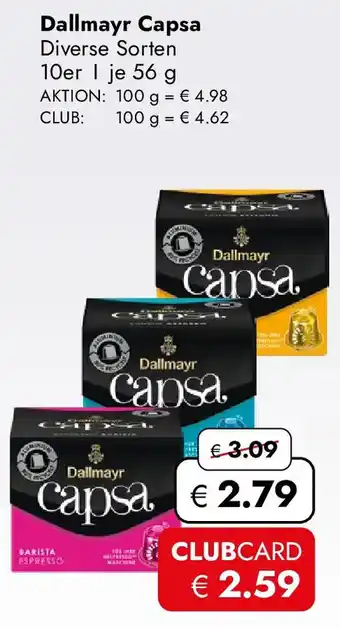 Travel Free Dallmayr Capsa Angebot