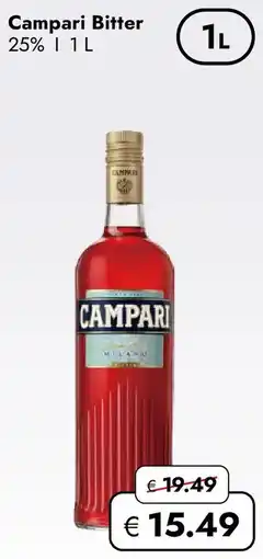 Travel Free Campari Bitter Aperitif Angebot