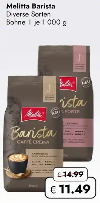Travel Free Melitta Barista Angebot
