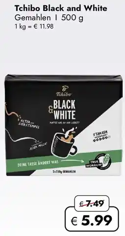 Travel Free Tchibo Black and White Angebot