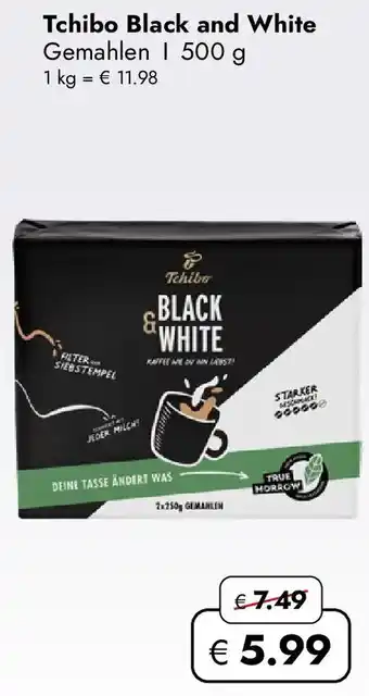 Travel Free Tchibo Black and White Angebot