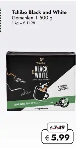 Travel Free Tchibo black and white gemahlen Angebot
