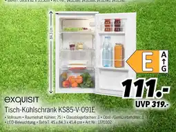 MEDIMAX Exquisit tisch-kühlschrank ks85-v-091e Angebot