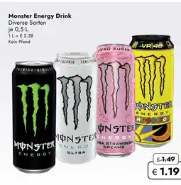 Travel Free Monster energy energy drink Angebot