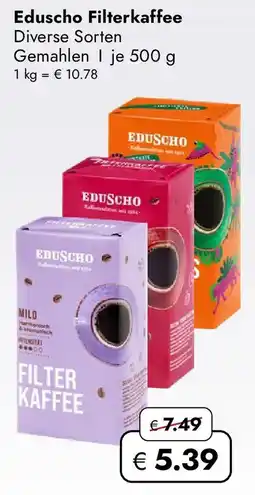 Travel Free Eduscho Filterkaffee Angebot
