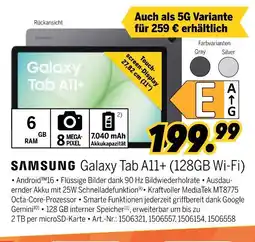 MEDIMAX Samsung galaxy tab a11+ (128gb wi-fi) Angebot