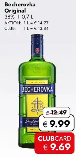 Travel Free Becherovka Original Angebot