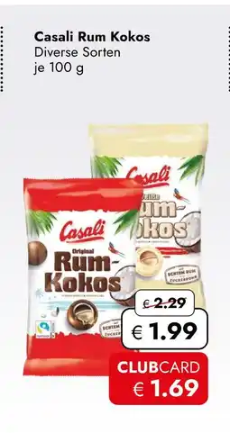 Travel Free Casali rum kokos Angebot