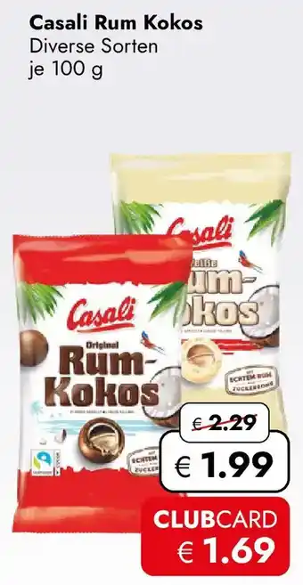 Travel Free Casali Rum Kokos Angebot