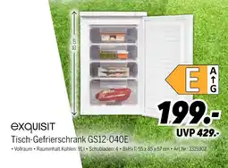 MEDIMAX Exquisit tisch-gefrierschrank gs12-040e Angebot