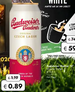 Travel Free Budweiser Budvar 12° Angebot