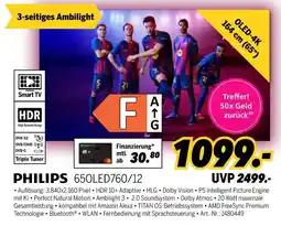 MEDIMAX Philips 650oled760/12 tv Angebot