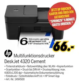 MEDIMAX Hp multifunktionsdrucker deskjet 4320 cement Angebot