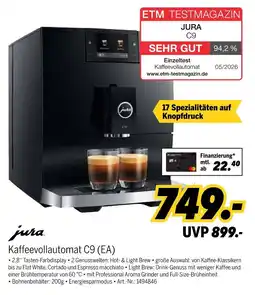 MEDIMAX Jura kaffeevollautomat c9 (ea) Angebot