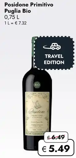 Travel Free Corvezzo Posidone Primitivo Puglia Bio Angebot