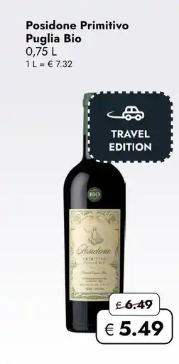 Travel Free Corvezzo posidone primitivo puglia bio Angebot