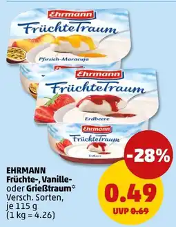 PENNY EHRMANN Früchte-, Vanille- oder Grießtraum Angebot