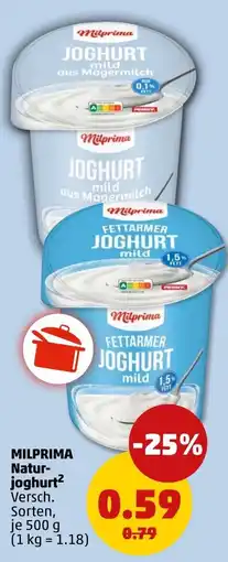 PENNY MILPRIMA Naturjoghurt Angebot