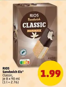PENNY RIOS Sandwich Eis Angebot