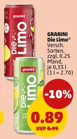 PENNY GRANINI Die Limo Angebot