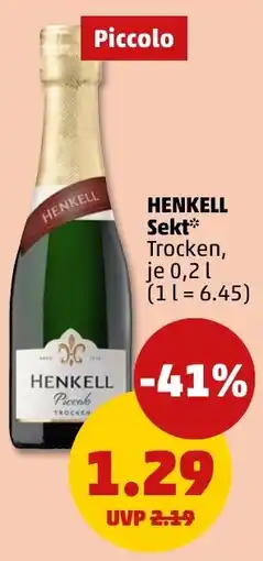 PENNY Henkell sekt Angebot