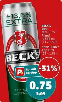 PENNY BECK'S Pils Angebot