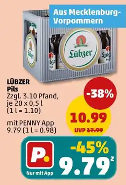PENNY Lübzer pils Angebot