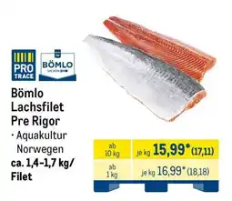 METRO Bömlo Lachsfilet Pre Rigor Angebot