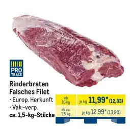 METRO Rinderbraten Falsches Filet Angebot
