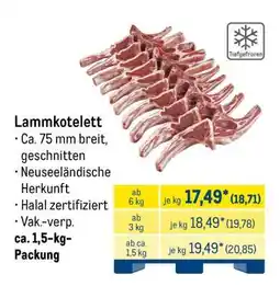 METRO Lammkotelett Angebot