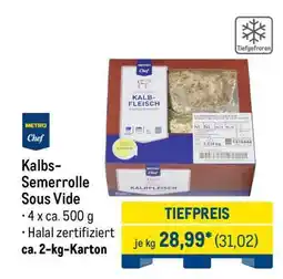 METRO Kalbs-Semmerrolle Sous Vide Angebot