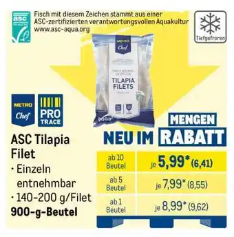 METRO ASC Tilapia Filet Angebot