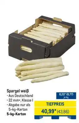 METRO Spargel weiß Angebot