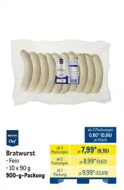 METRO Bratwurst Angebot
