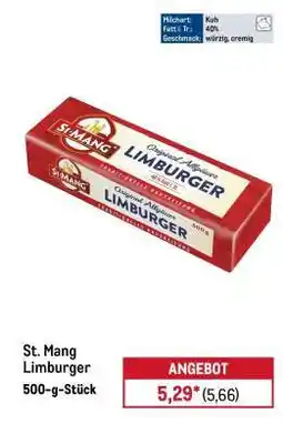 METRO St. Mang Limburger Angebot