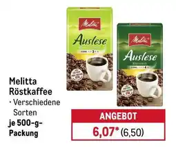 METRO Melitta Röstkaffee Angebot
