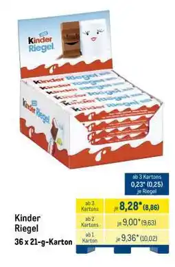 METRO KINDER Riegel Angebot