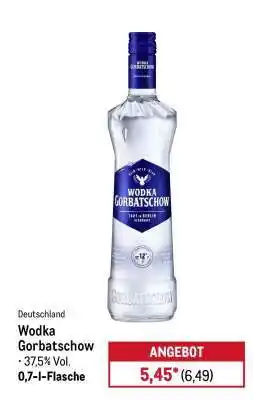 METRO Wodka Gorbatschow Angebot