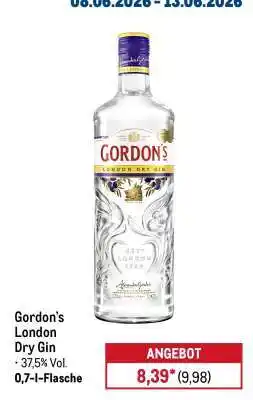 METRO Gordon’s London Dry Gin Angebot