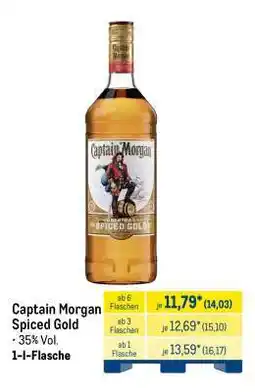 METRO Captain Morgan Spiced Gold Angebot