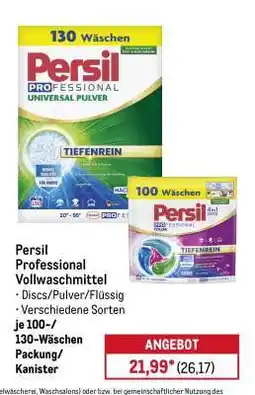 METRO Persil Professional Vollwaschmittel Angebot