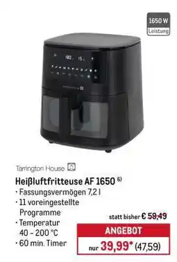METRO Heißluftfritteuse AF 1650 Angebot
