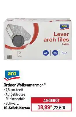 METRO Ordner Wolkenmarmor Angebot
