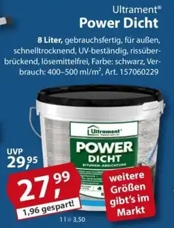 Sonderpreis Baumarkt Ultrament Power Dicht Angebot