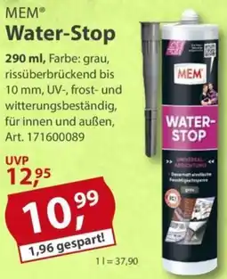 Sonderpreis Baumarkt MEM Water-Stop Angebot