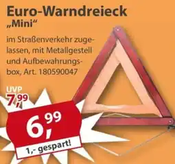 Sonderpreis Baumarkt Euro-Warndreieck "Mini" Angebot