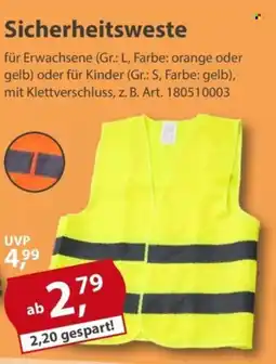 Sonderpreis Baumarkt Sicherheitsweste Angebot