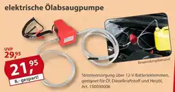 Sonderpreis Baumarkt elektrische Ölabsaugpumpe Angebot
